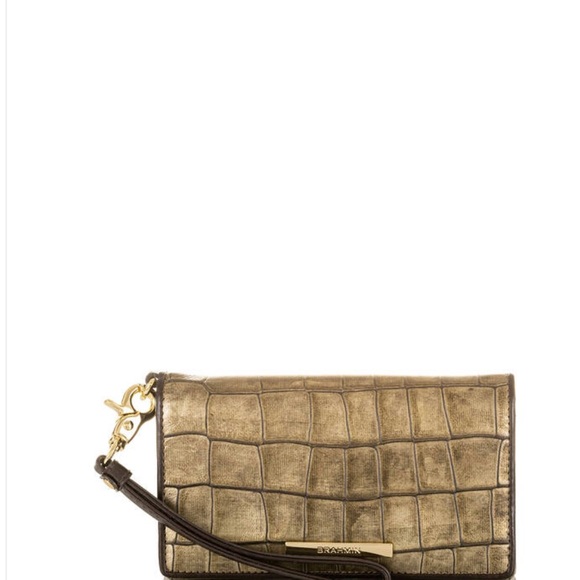 NWOT Brahmin Amelia and Debra Wallet (EUC) in Bronze Templo HTF and Retired - Picture 13 of 17